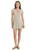 LOLA CHECK CAP SLEVE MINI DRESS