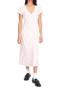 CELINE TIE BACK MIDI DRESS