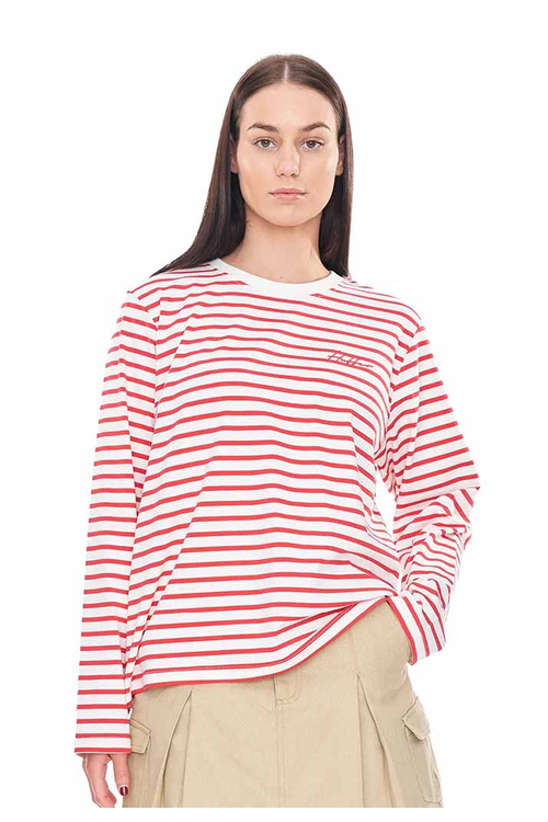 OUI OUI LONG SLEEVE RELAX TEE