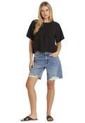 PERFECT SHORT SLEEVE WOVEN TOP