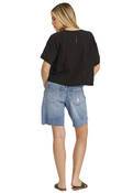 PERFECT SHORT SLEEVE WOVEN TOP