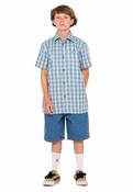 DATSUN CHECK SS SHIRT YOUTH