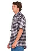 WORLDWIDE CURVED HEM SHORT SLEEVE SHIRT