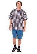 WORLDWIDE CURVED HEM SHORT SLEEVE SHIRT