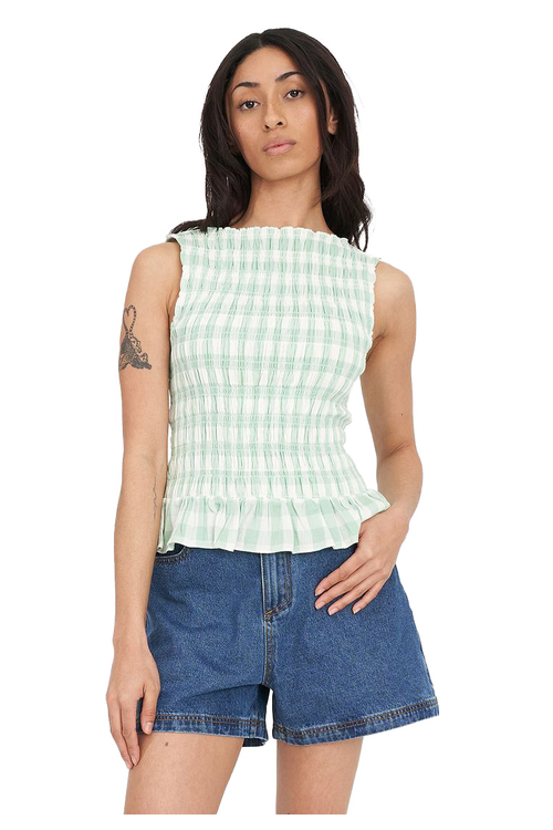 CELINE GIGI SHIRRED TOP