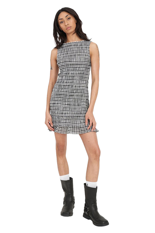ROONEY GIGI SHIRRED DRESS