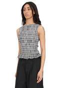 ROONEY GIGI SHIRRED TOP