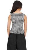 ROONEY GIGI SHIRRED TOP