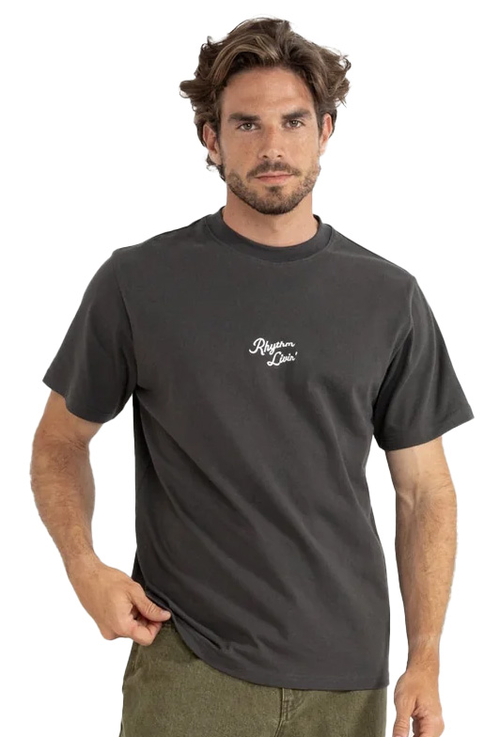 HEAVY VINTAGE EMBROIDERED TEE