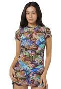 SUNSET LUAU CROP TEE