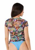 SUNSET LUAU CROP TEE