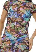 SUNSET LUAU CROP TEE