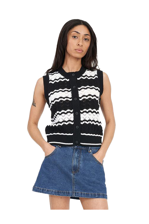 ZIGGY STRIPE VEST 