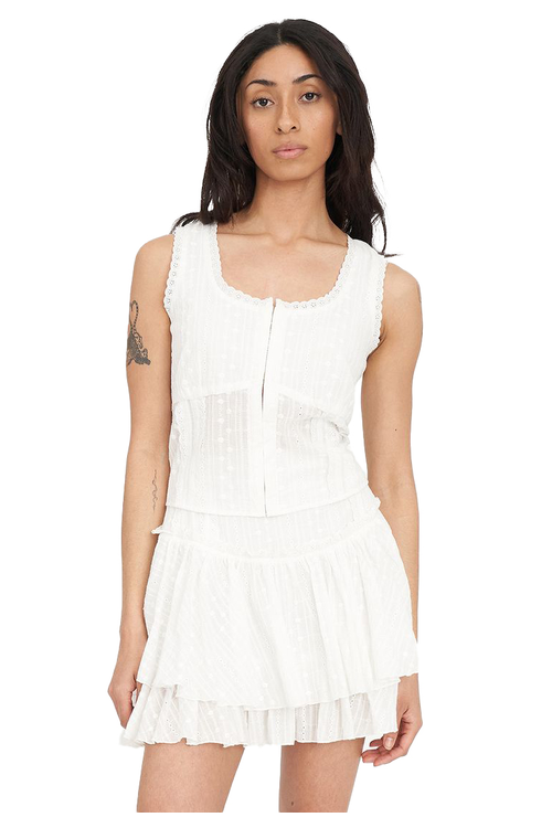 BRODERIE BODICE TOP