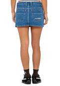 FLIP MOMMY LOW RISE MINI DENIM SKIRT