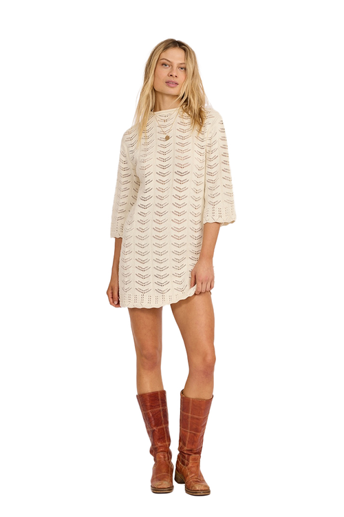SALT KISS CROCHET DRESS