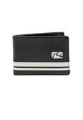WHITE LINES LEATHER WALLET