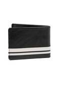 WHITE LINES LEATHER WALLET