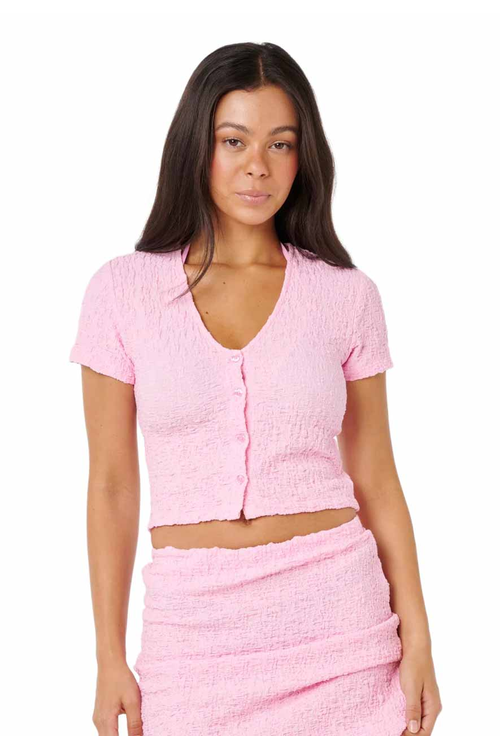 SUNSET LUAU TEXTURED TEE