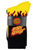 FLAMING STACK CREW SOCK 2 PACK