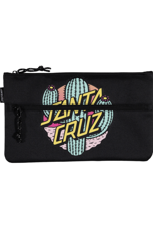 CACTUS DOT DUAL ZIP PENCIL CASE