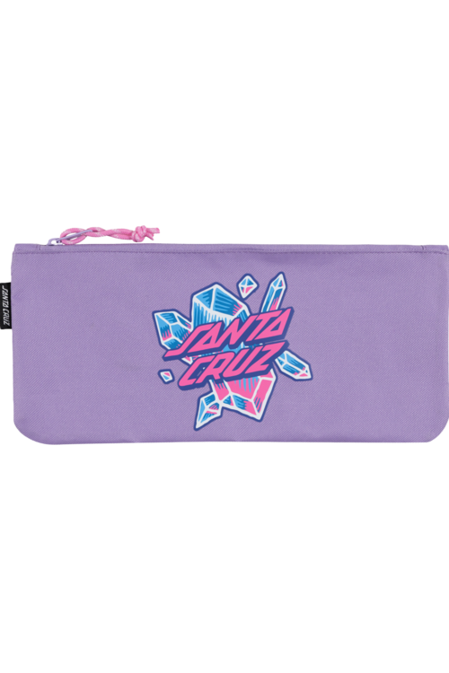 CRYSTAL STACK SINGLE ZIP PENCIL CASE