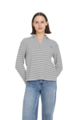 ALFIE STRIPE LS POLO