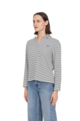 ALFIE STRIPE LS POLO