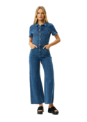 MIAMI DENIM FLARED JUMPSUIT