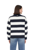 KENZIE STRIPE KNIT CREW
