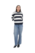 KENZIE STRIPE KNIT CREW