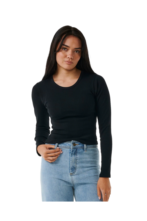 CLASSIC RIBBED LS TEE
