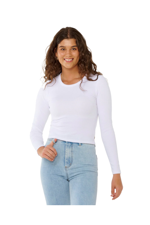 CLASSIC RIBBED LS TEE