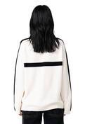 WHITE LINES LS CREW KNIT