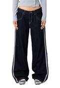 FLIP MOMMY LOW RISE WIDE LEG DENIM PANT