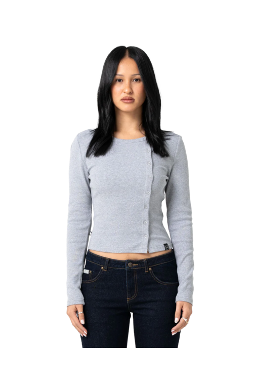  BUTTON UP LONG SLEEVE TOP