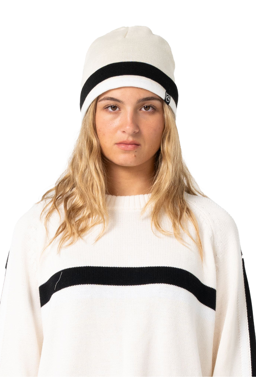 WHITE LINES REVERSIBLE BEANIE