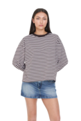 ALEX STRIPE BILLIE LS TEE
