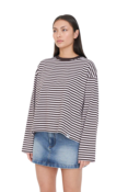 ALEX STRIPE BILLIE LS TEE