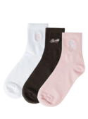 FANCY DAY CREW 3 PACK SOCKS