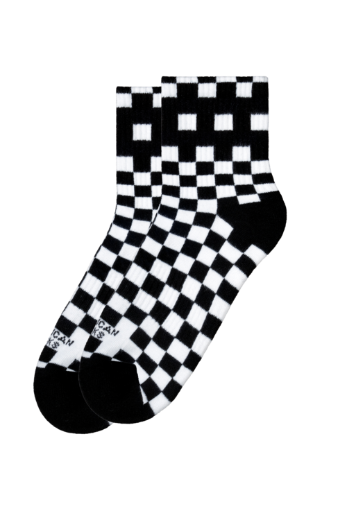 ANKLE CHECKERBOARD SOCK