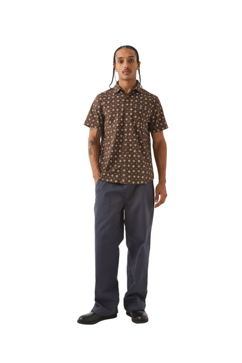 BRIXTON CHARTER PRINT SS SHIRT