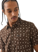 BRIXTON CHARTER PRINT SS SHIRT