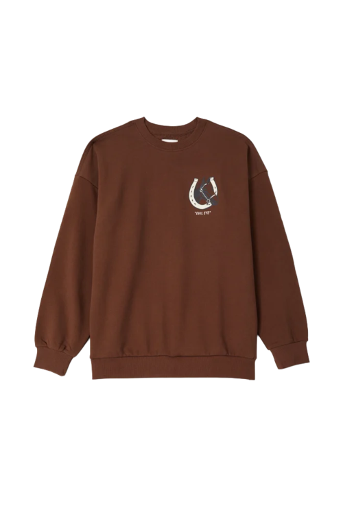 EVIL EYE HORSESHOE OVERSIZED CREW