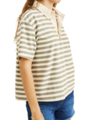 VINTAGE STRIPE RUGBY SS SHIRT