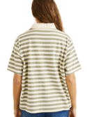 VINTAGE STRIPE RUGBY SS SHIRT