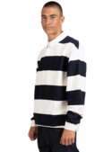 STRIPED CLUB POLO