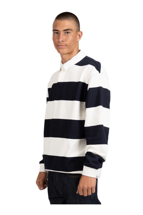 STRIPED CLUB POLO