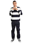 STRIPED CLUB POLO