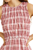 CHELSEA CHECK MINI DRESS